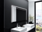 Preview: Badspiegel Bergerac mit LED Beleuchtung links, rechts und oben von Glaswerk24 - Qualität Made in Germany