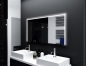 Preview: Badspiegel Laon mit LED Beleuchtung links, rechts und oben von Glaswerk24 - Qualität Made in Germany