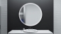 Preview: Badezimmerspiegel rund mit LED Beleuchtung Amir