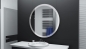 Preview: Badezimmerspiegel rund mit LED Beleuchtung Amir
