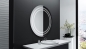 Preview: Runder Badspiegel mit LED-Beleuchtung für Ihr Bad nach Maß - Badspiegel Rund AMOR von Glaswerk24