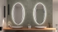 Preview: LED Badspiegel ASIR EL mit LED Beleuchtung nach Maß