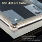 Preview: Laser-Badspiegel LD401 LED-Band 120 LED pro Meter