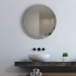 Preview: Runder Badspiegel mit LED-Beleuchtung für Ihr Bad nach Maß - Laserspiegel LDR504