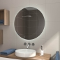 Mobile Preview: Runder Badspiegel mit LED-Beleuchtung für Ihr Bad nach Maß - Laser-Badspiegel LDR506