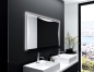 Preview: Badspiegel Melun mit LED Beleuchtung links, rechts und oben von Glaswerk24 - Qualität Made in Germany