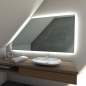 Preview: LED-Badspiegel für Dachschrägen - LAMBELLE DS
