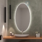 Preview: LED Badspiegel SETE-EL 15 mit LED Beleuchtung nach Maß