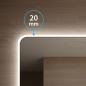 Preview: Badspiegel SETERAD 20 mit LED Beleuchtung nach Maß
