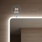 Mobile Preview: Badspiegel  SETERAD 30 mit LED Beleuchtung nach Maß