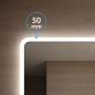 Mobile Preview: Badspiegel  SETERAD 50 mit LED Beleuchtung