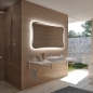 Preview: Badspiegel Mealhada RAD mit LED Beleuchtung