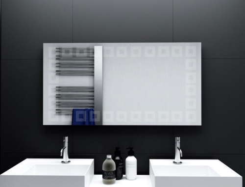 Badspiegel Viterbo mit LED Beleuchtung