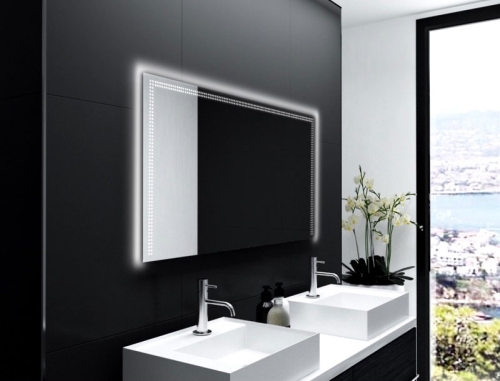 Badspiegel Privas mit LED Beleuchtung links, rechts und oben von Glaswerk24 - Qualität Made in Germany