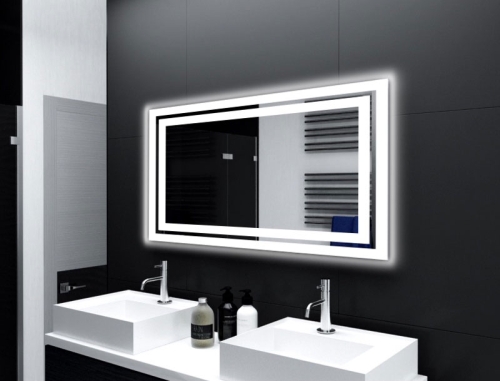 Badspiegel Vigevano mit LED Beleuchtung