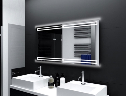 Badspiegel Ram mit LED Beleuchutng