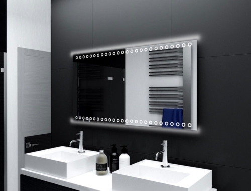 Badspiegel Blain mit LED Beleuchtung