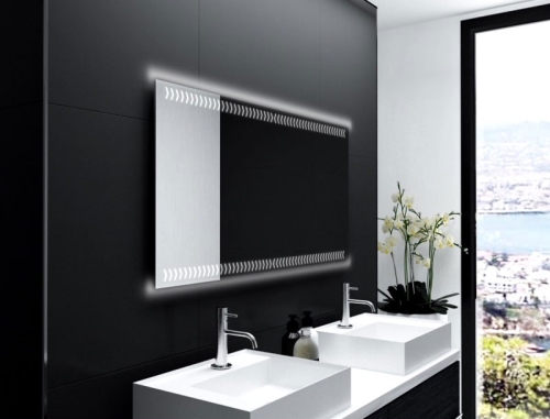 Badspiegel Besancon mit LED Beleuchtung