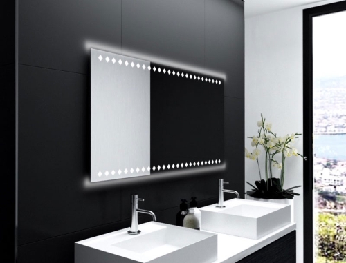 Badspiegel Pons mit LED Beleuchtung