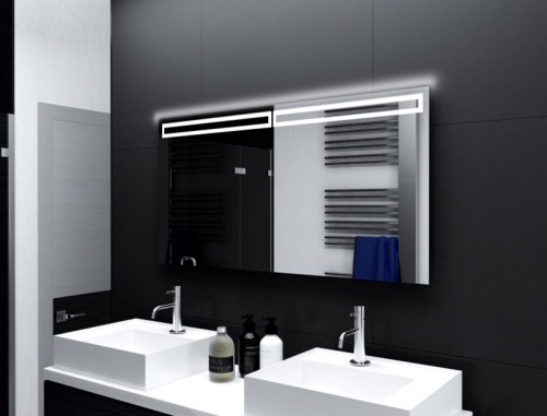 Badspiegel Roubay mit LED Beleuchtung
