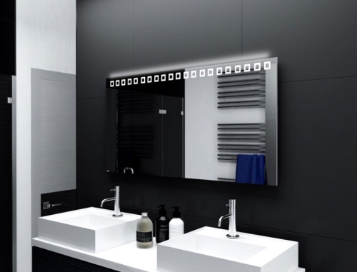 Badspiegel Nanterre mit LED Beleuchtung