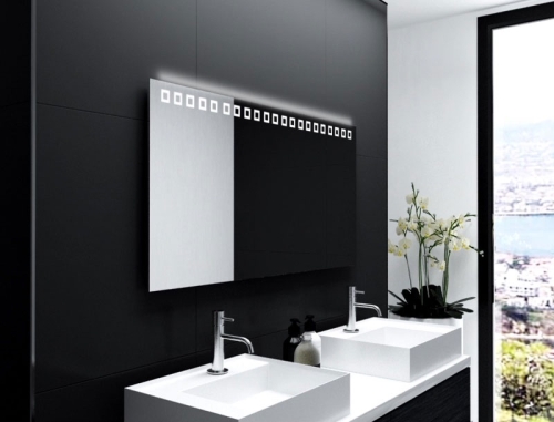 Badspiegel Nanterre mit LED Beleuchtung