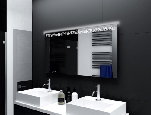 Badspiegel Nangis mit LED Beleuchtung