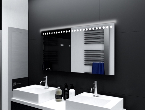 Badspiegel Vertou mit LED Beleuchtung