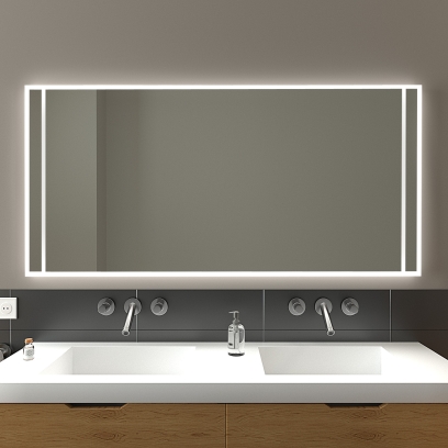 Badspiegel Caltanissetta mit LED Beleuchtung