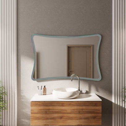 Preview: Badspiegel Brindisi mit LED Beleuchtung