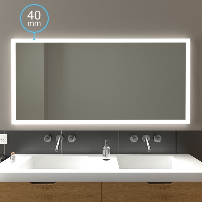 Badspiegel Sete 40 mit LED Beleuchtung