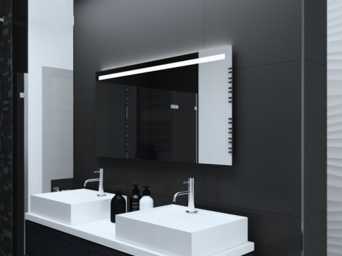 Badspiegel Lyon mit LED Beleuchtung