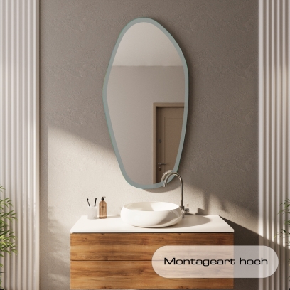 Preview: Badspiegel Brindisi mit LED Beleuchtung
