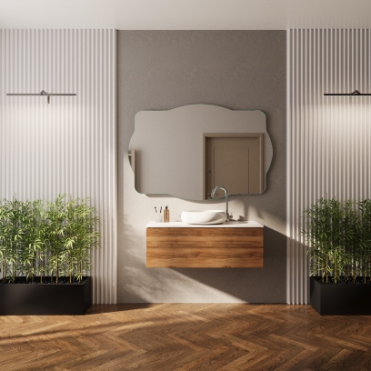 Preview: Asymmetrischer Spiegel Molson Kristallspiegel ASM