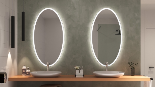 LED Badspiegel SETE EL 30 mit LED Beleuchtung nach Maß
