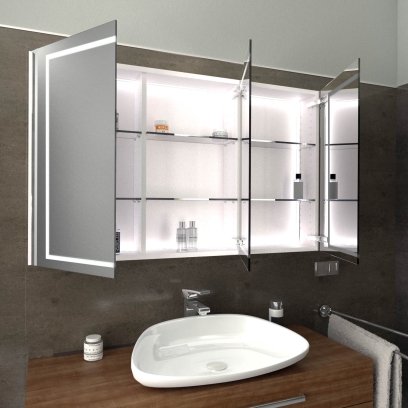 Badspiegelschrank mit LED Beleuchtung - MELLE