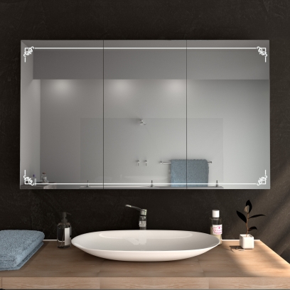 Badspiegelschrank mit LED Beleuchtung ALTA