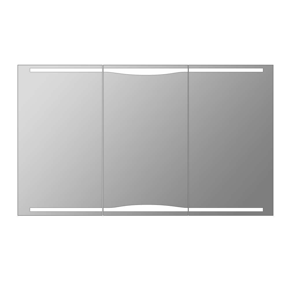 LED Badspiegelschrank AVA nach Maß | Glaswerk24