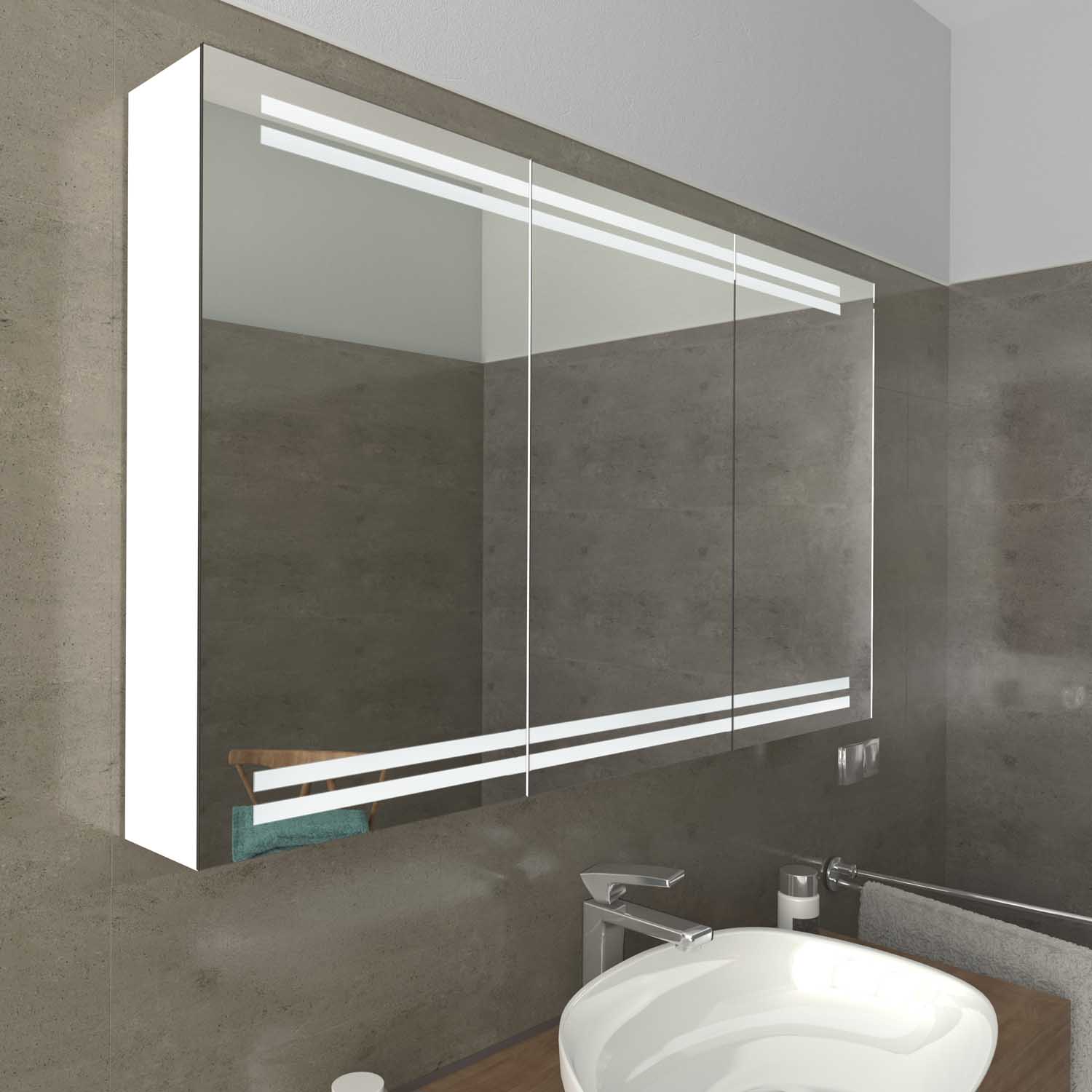 Spiegelschrank COMINO mit LED | Glaswerk24 Beleuchtung