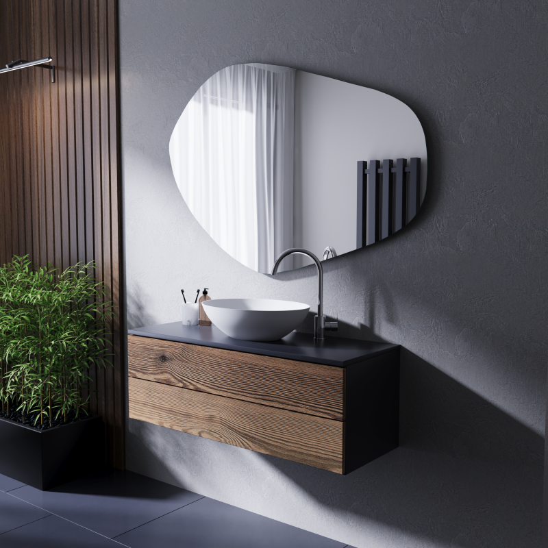 Asymmetrischer Spiegel Moraine Kristallspiegel ASM