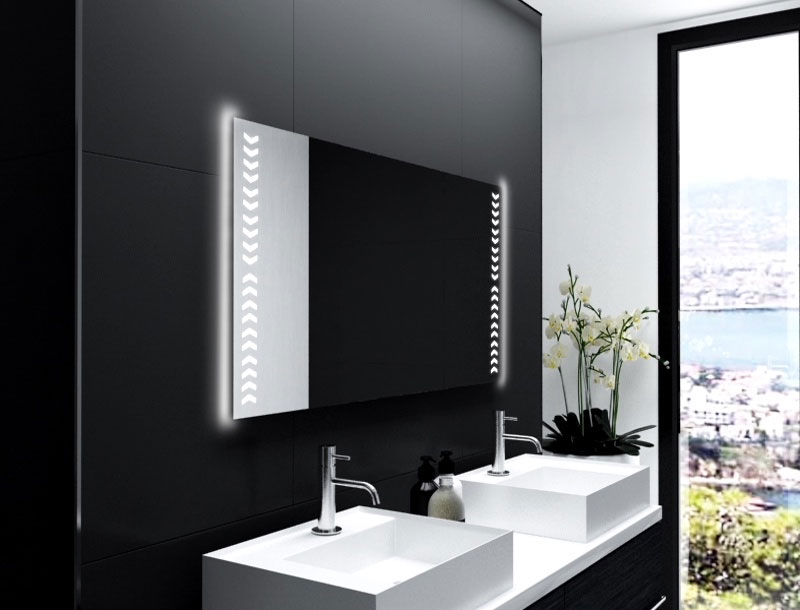 Badspiegel Gueret mit LED Beleuchtung