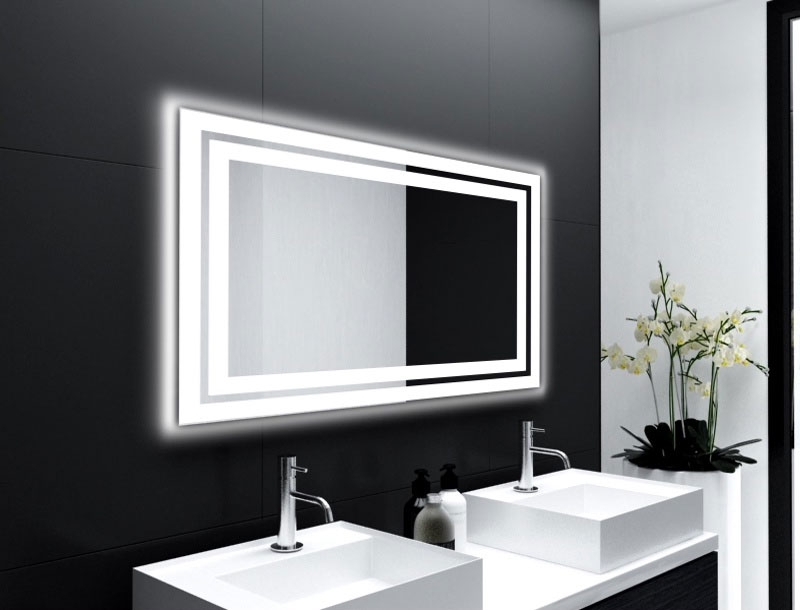 Badspiegel Vigevano mit LED Beleuchtung