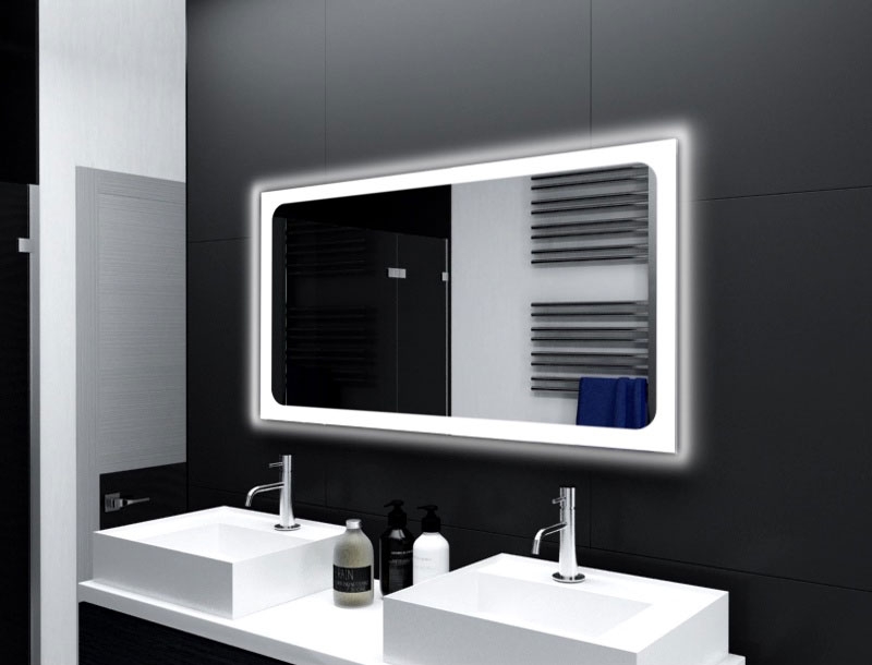 Badspiegel Trapani mit LED Beleuchtung