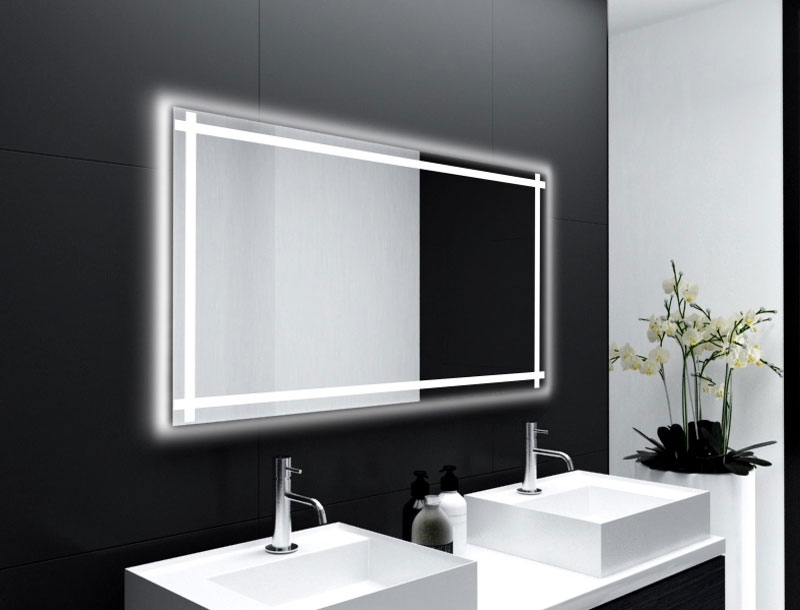 Badspiegel Molfetta mit LED Beleuchtung