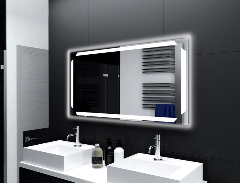 Badspiegel Pisa mit LED Beleuchtung