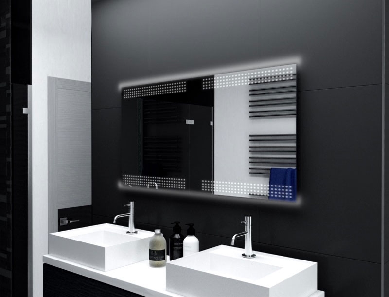 Badspiegel Arzon mit LED Beleuchtung