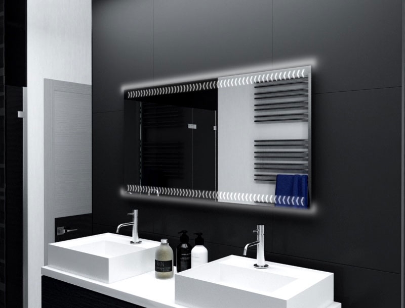 Badspiegel Besancon mit LED Beleuchtung