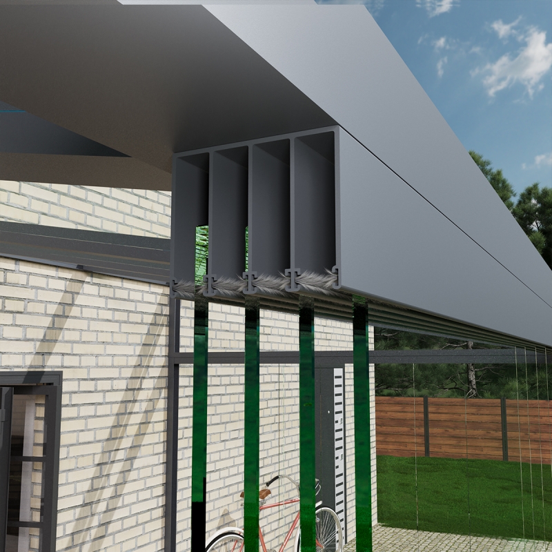 glasschiebewand