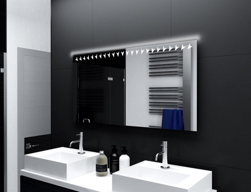 Badspiegel Brix mit LED Beleuchtung
