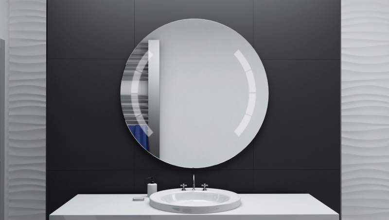 Runder Badspiegel mit LED-Beleuchtung für Ihr Bad nach Maß - Badspiegel Rund ASAN von Glaswerk24
